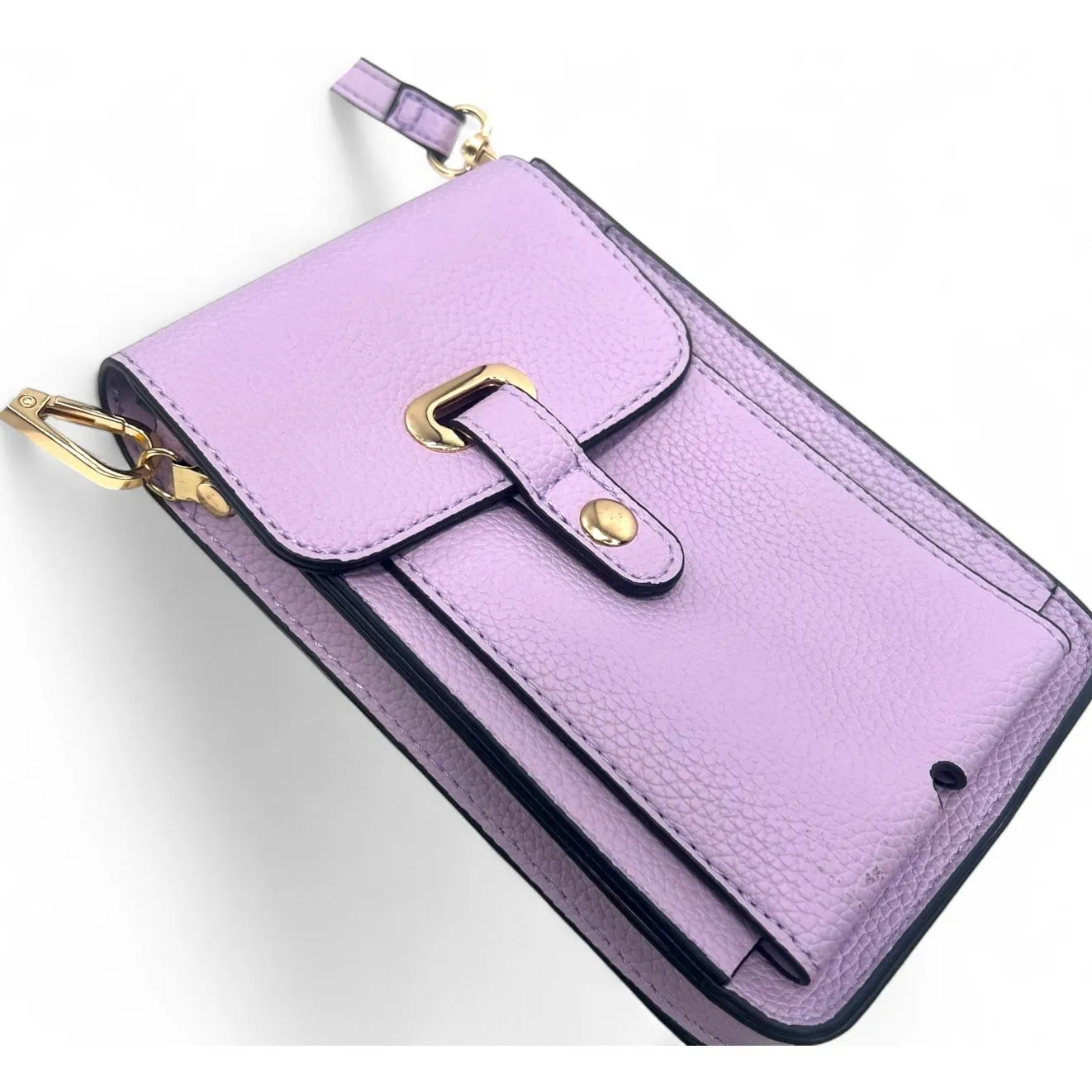 Mellow World Septima Touch Screen Crossbody Bag lilac Purple Leather Bag Purse - Image 6