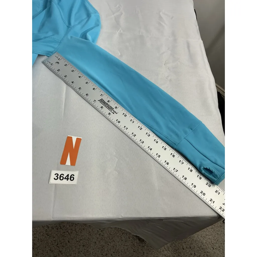 Womans Xersion Performance M/m Blue Full Zip Active Jacket - Image 8