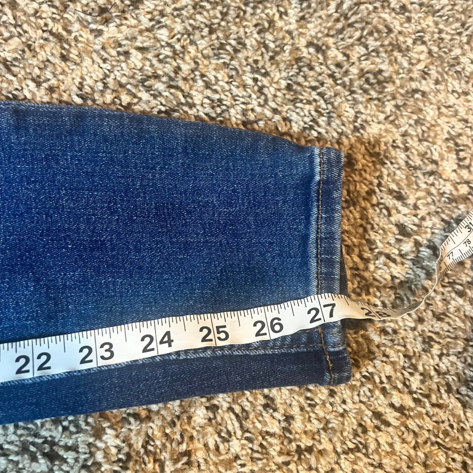 GAP High Rise Universal Legging Jeans Blue Wash Womens Size 6 28 Regular - Image 5