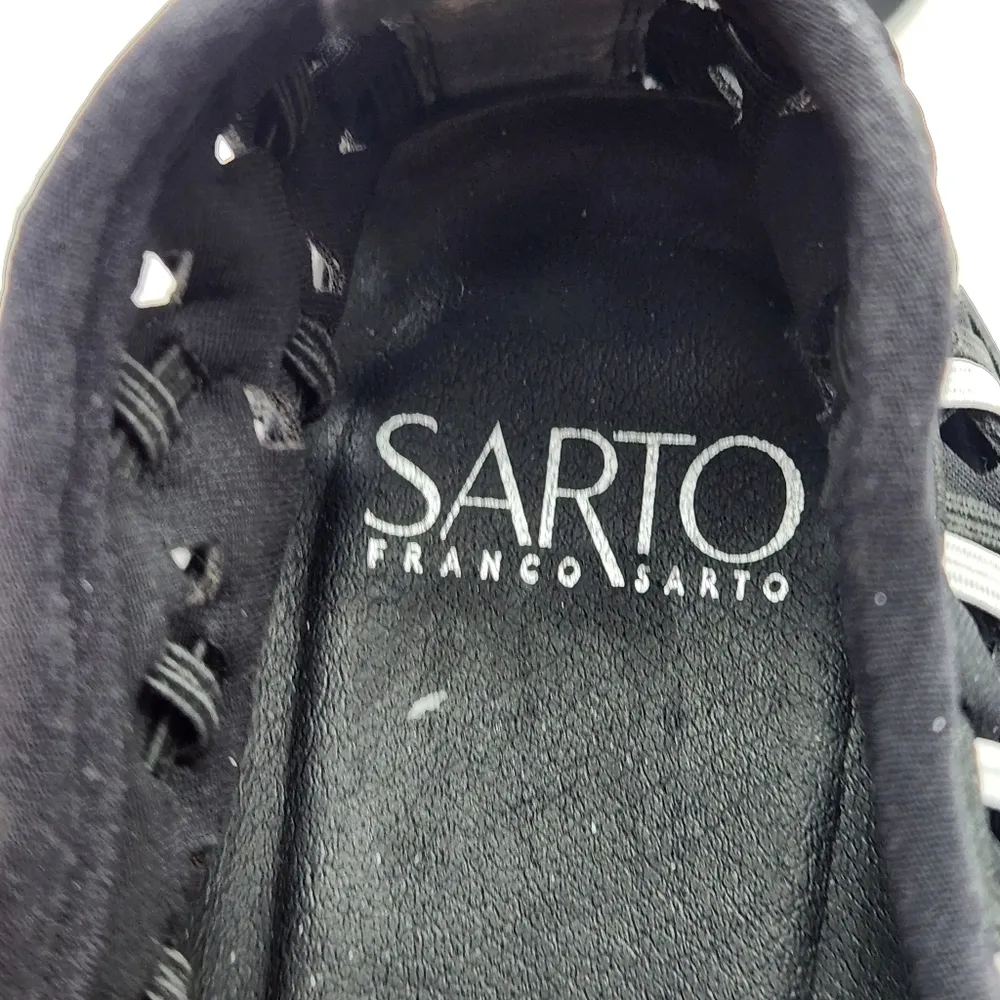 Sarto by Franco Sarto Black Fallan Woven Slip On Sneakers Size 8.5 M - Image 14
