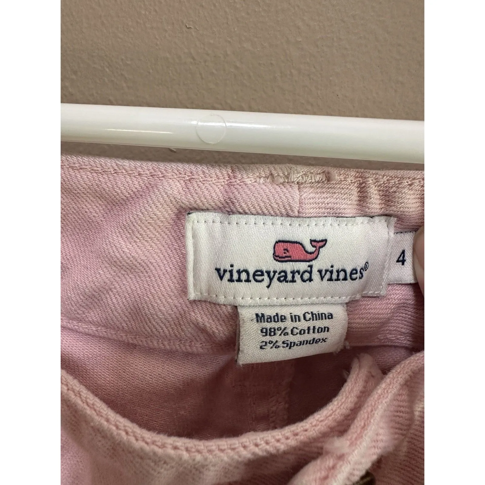 Vineyard Vines Women’s Skinny 5 Pocket Denim Jeans‎ Light Pink Size 4 EUC - Image 4