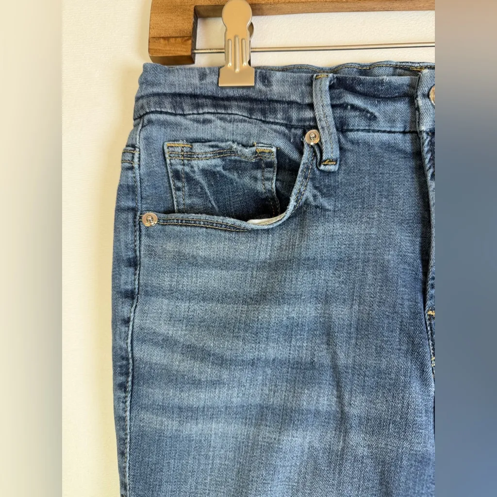 Good American Women’s Good Legs Crop Distressed Skinny Jeans Size 6 / 28 - Image 4