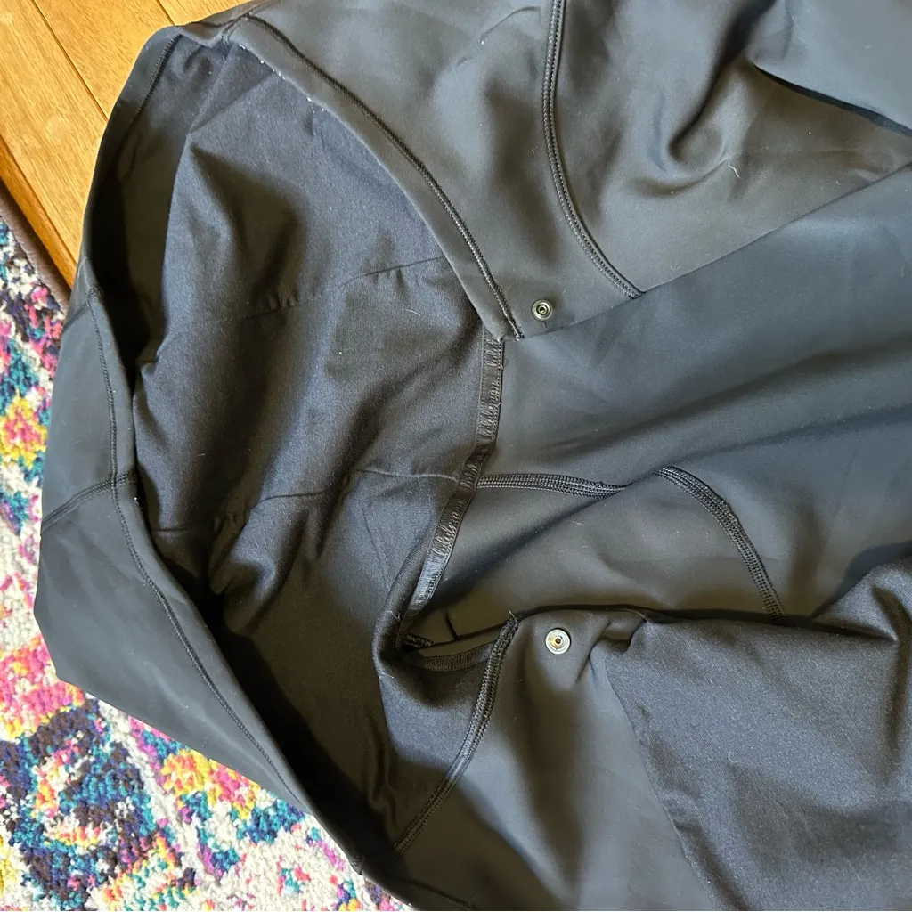 Lululemon Every Journey Hooded Jacket Womens 6 Black Zip Front - Image 9
