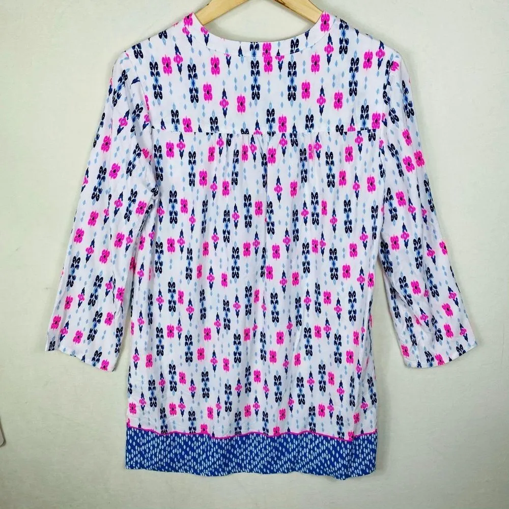 Southern Tide Long Sleeve Tunic Dress- Small - Image 8