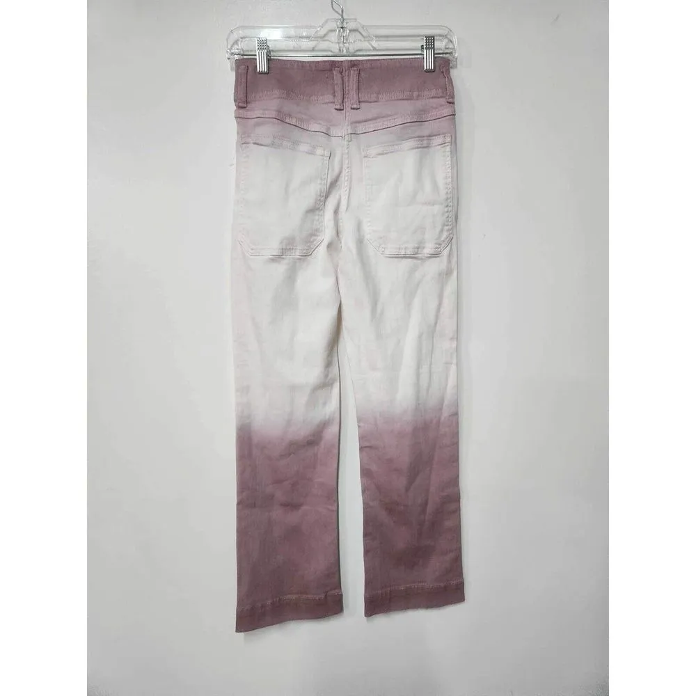 Anthropologie Pilcro Ultra High-Rise Dip-Dyed Slim Jeans Size 26 - Image 6