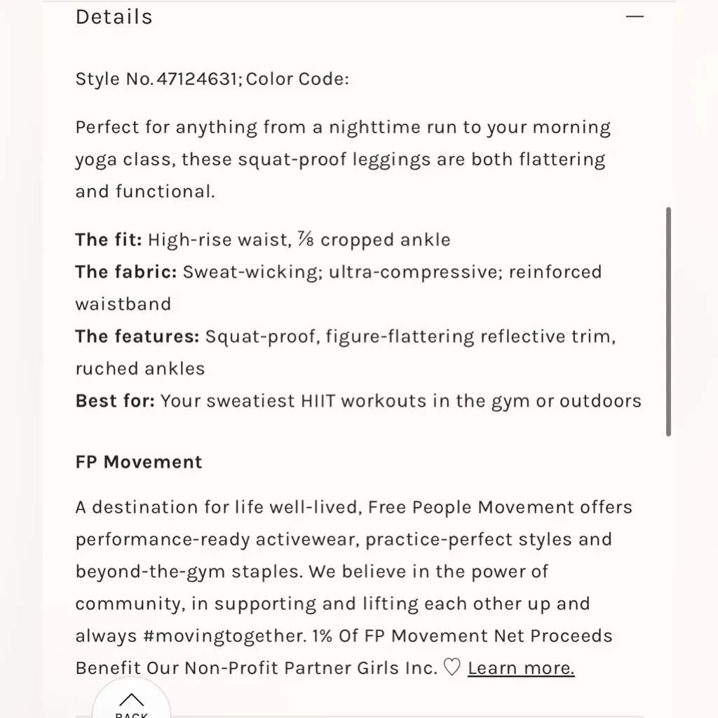 NWOT Free People Movement High - Image 3