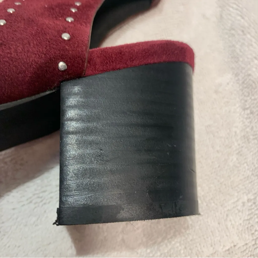 Sol Sana Purple Studded Chunky Heels Women's Size Euro‎ 38 - US 7.5 - Image 11