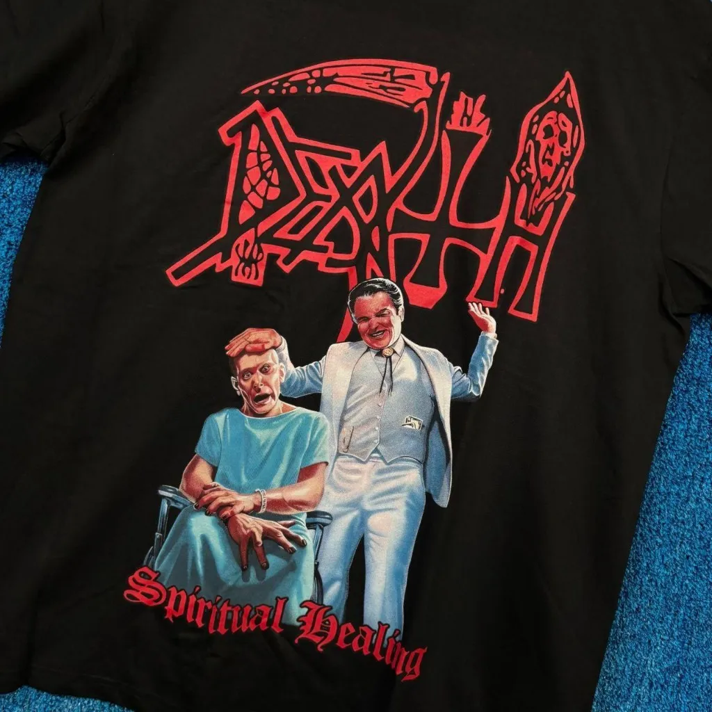 Death “Spiritual Healing” Death Metal Band Graphic T-Shirt Size Extra Large - Image 4