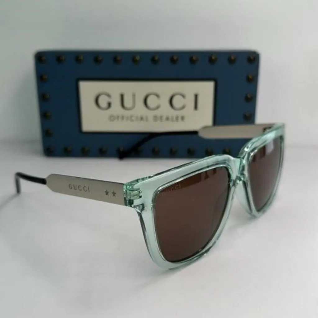 💯- New Authentic GUCCI Unisex Rectangular Sunglasses GG0976S-002-56 - Image 4