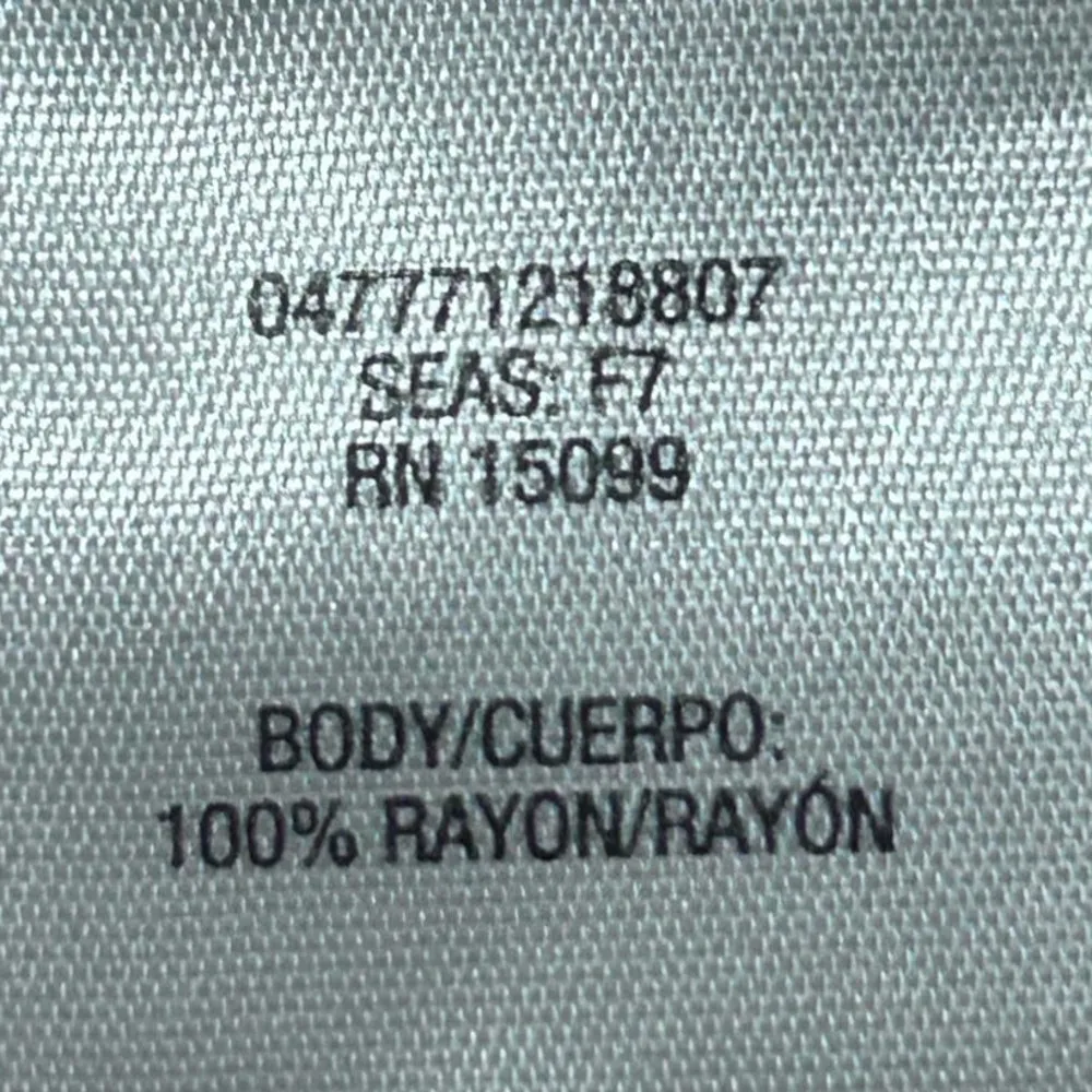 simply styled  by Sears Women's Purple White Vertical Design V Neck Blouse Size L - Image 4