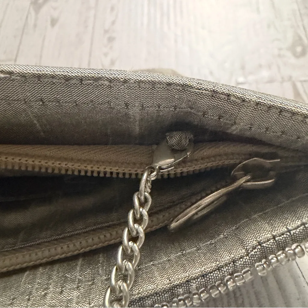 St. Xavier Emoji Icons Rainbow Sequin Beaded Convertible Crossbody Clutch Bag Pink - Image 11