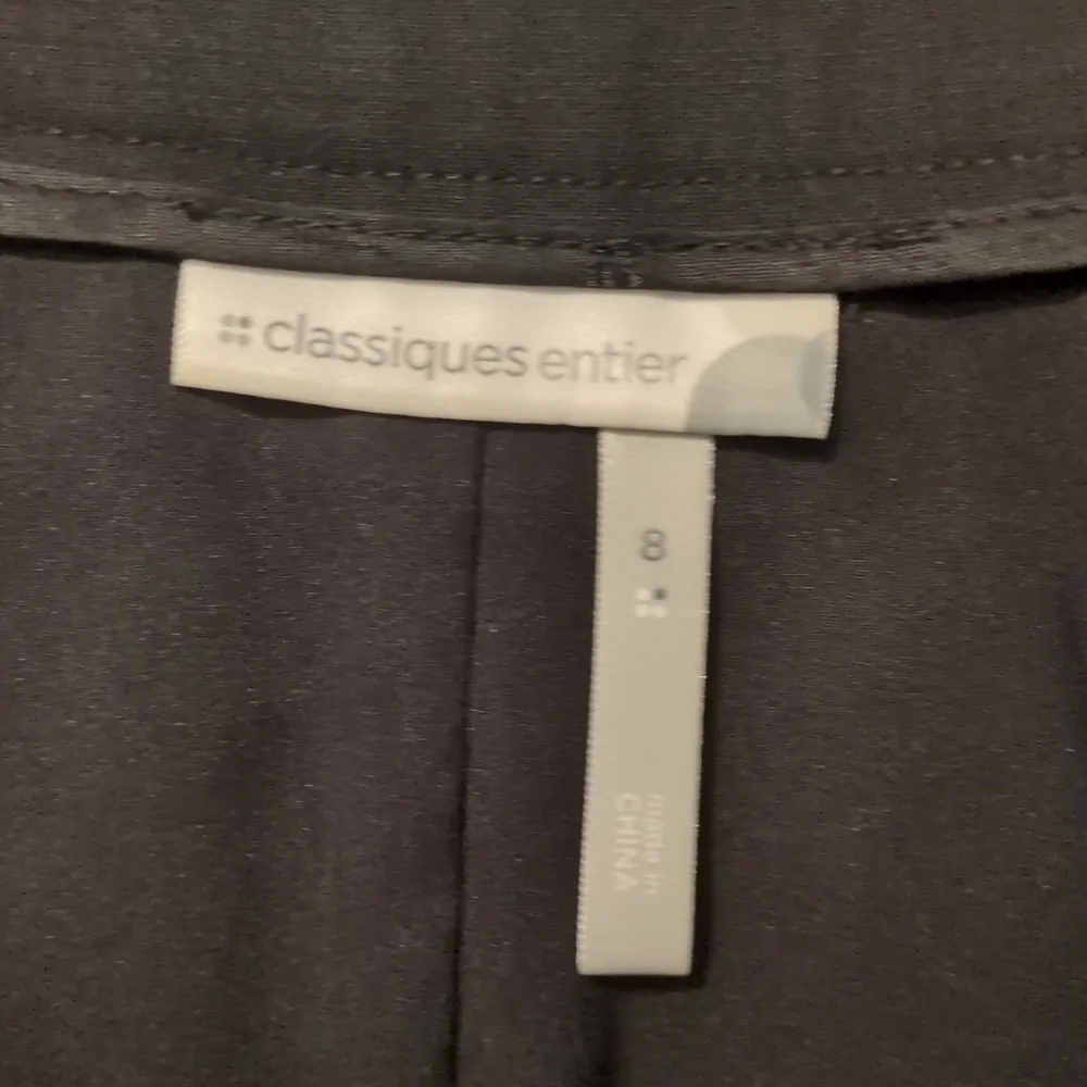 Classiques entier black wool blend pencil skirt size 8 - Image 2