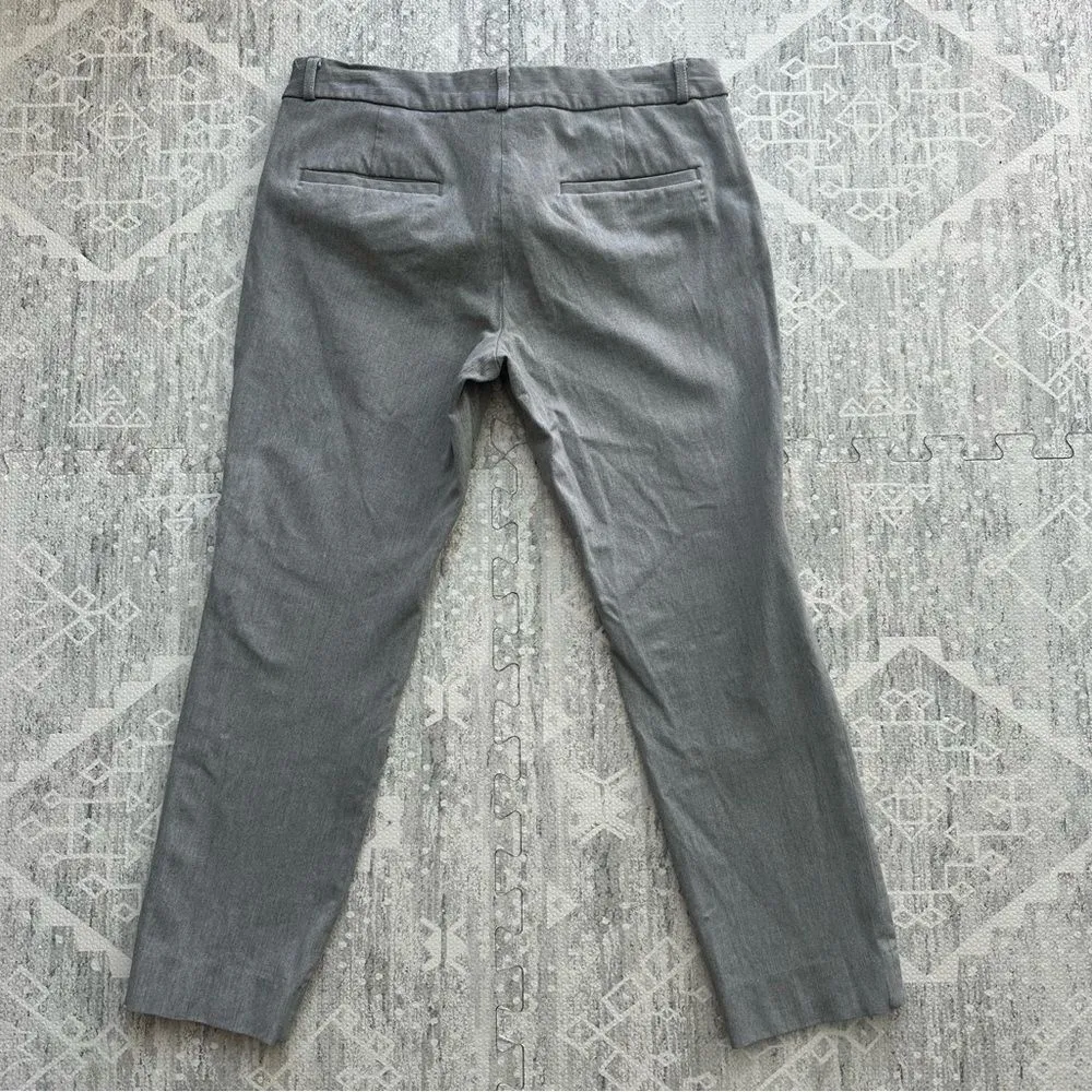 Banana Republic Sloan Pant Heathered Gray Dress Pant Office Career Wear Size 8P - Image 8