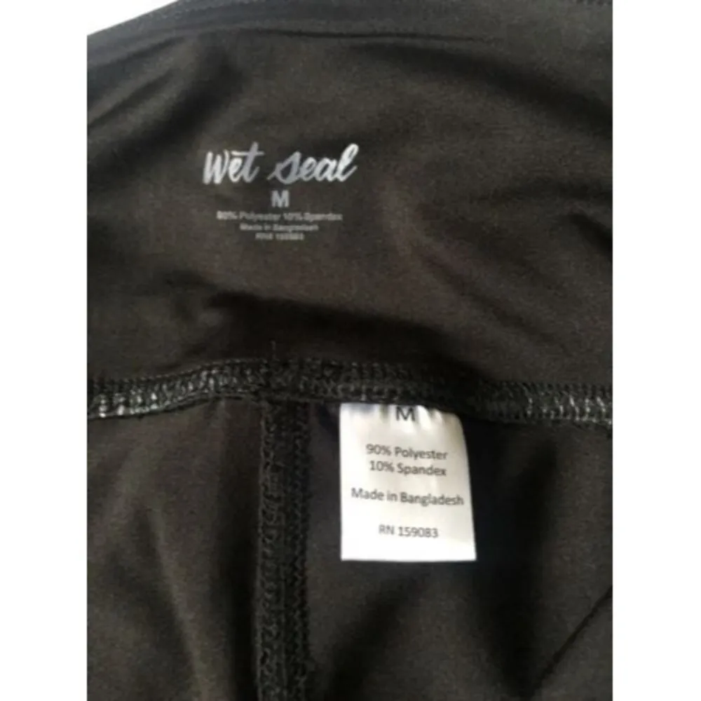 Wet Seal Women’s Black Leggings M - Image 4