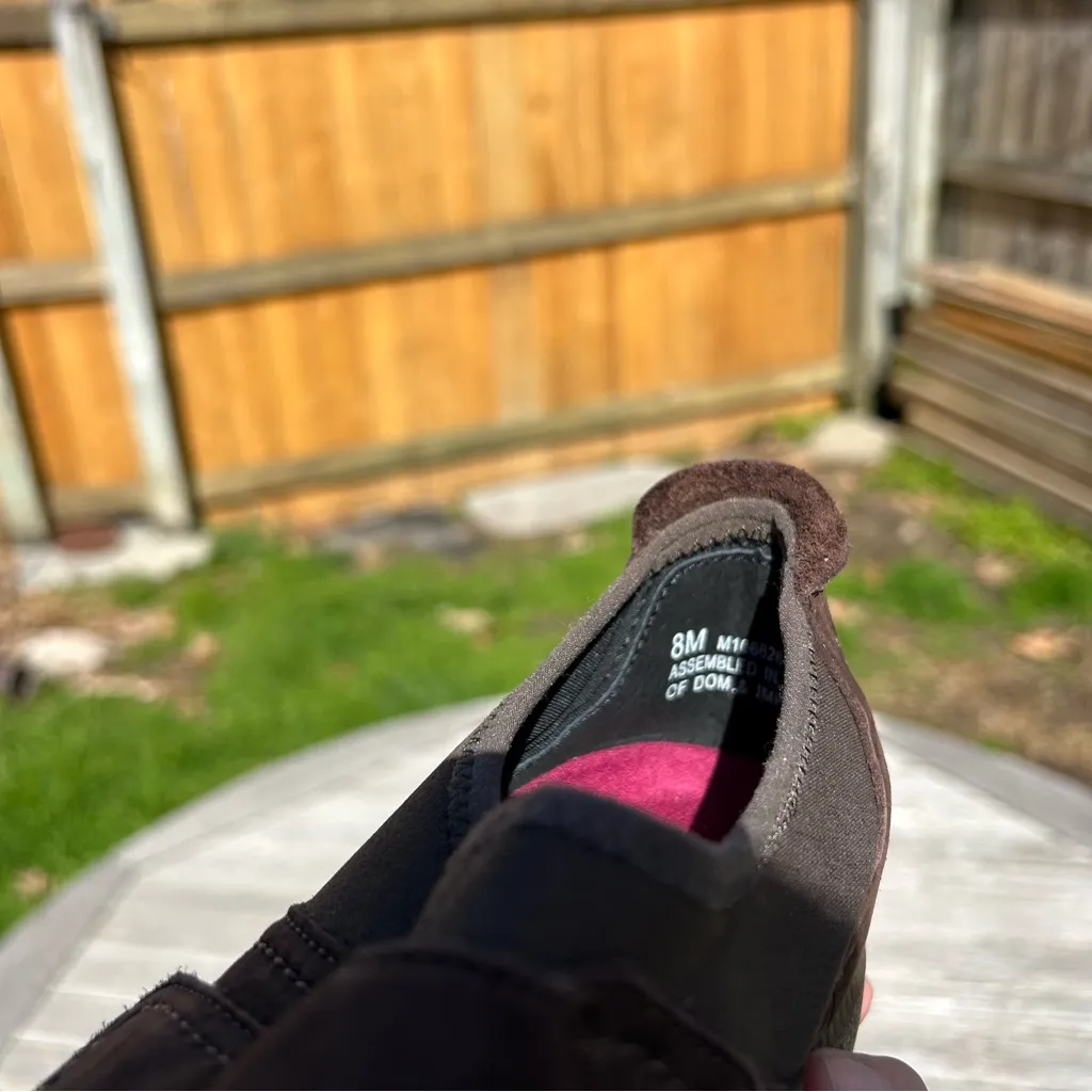 Munro Womens Janis Loafers Slip On Shoes Sneakers Brown Suede Size 8‎ - Image 11