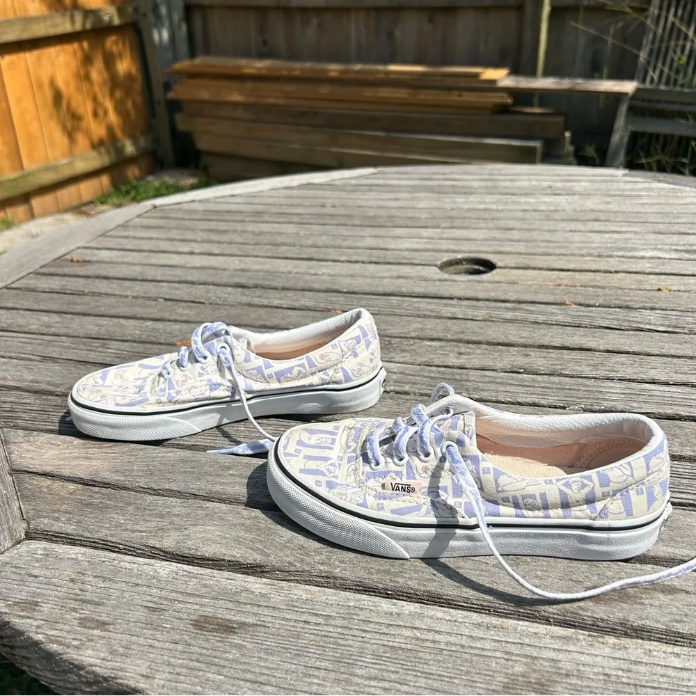 Vans Era Breast Cancer Awareness DIY Retro Self‎ Check True White Women's 5.0 - Image 7