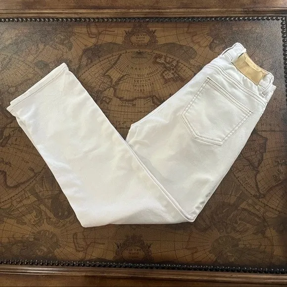 Instant Funk Korea Womens White Straight Leg Denim Jean size 1 KPop - Image 25