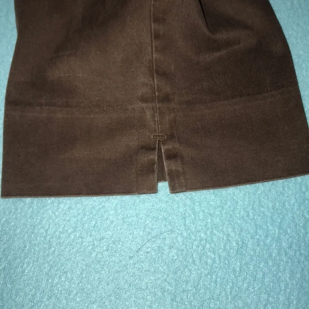 JONES NEW YORK Signature brown capris stretchy size 8 - Image 3