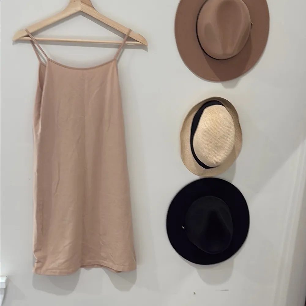 Saks 5th Avenue Tan Slip Dress - Image 4
