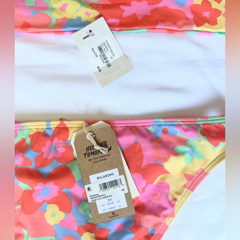 Billabong NWT  Coast Is Clear Bikini Set - Multi - L/S - Image 11