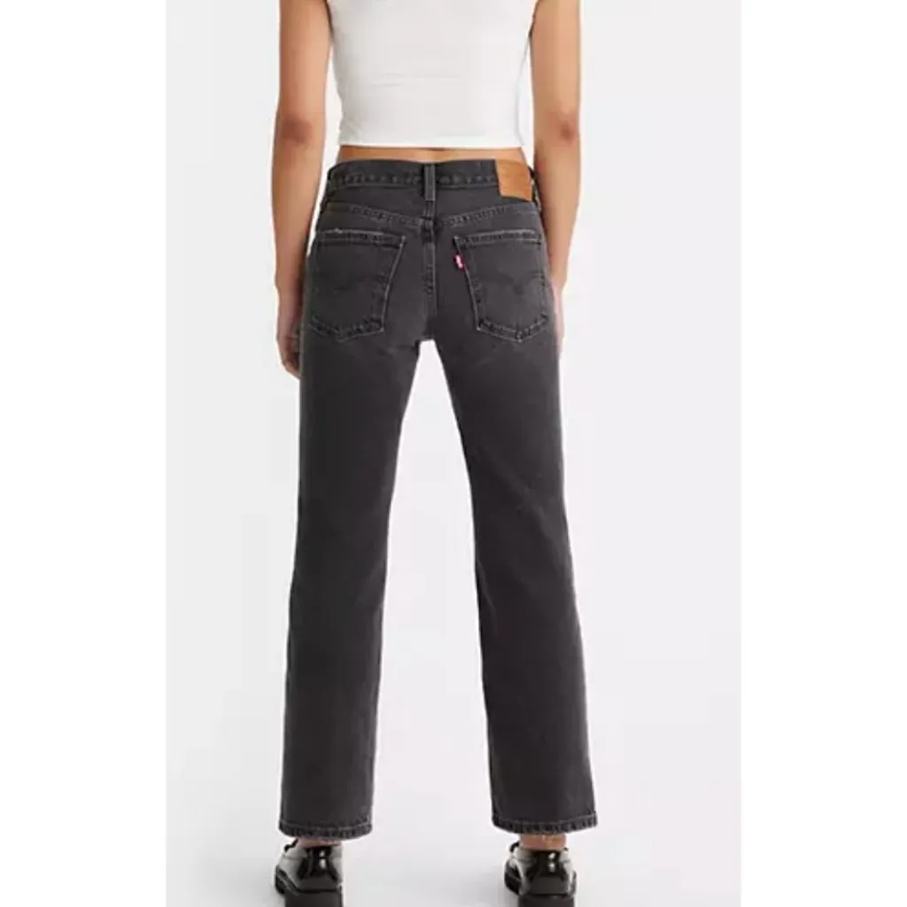 Levi's Premium Women's Middy Ankle Bootcut Jeans 24X27 Play My Game Black - Image 4