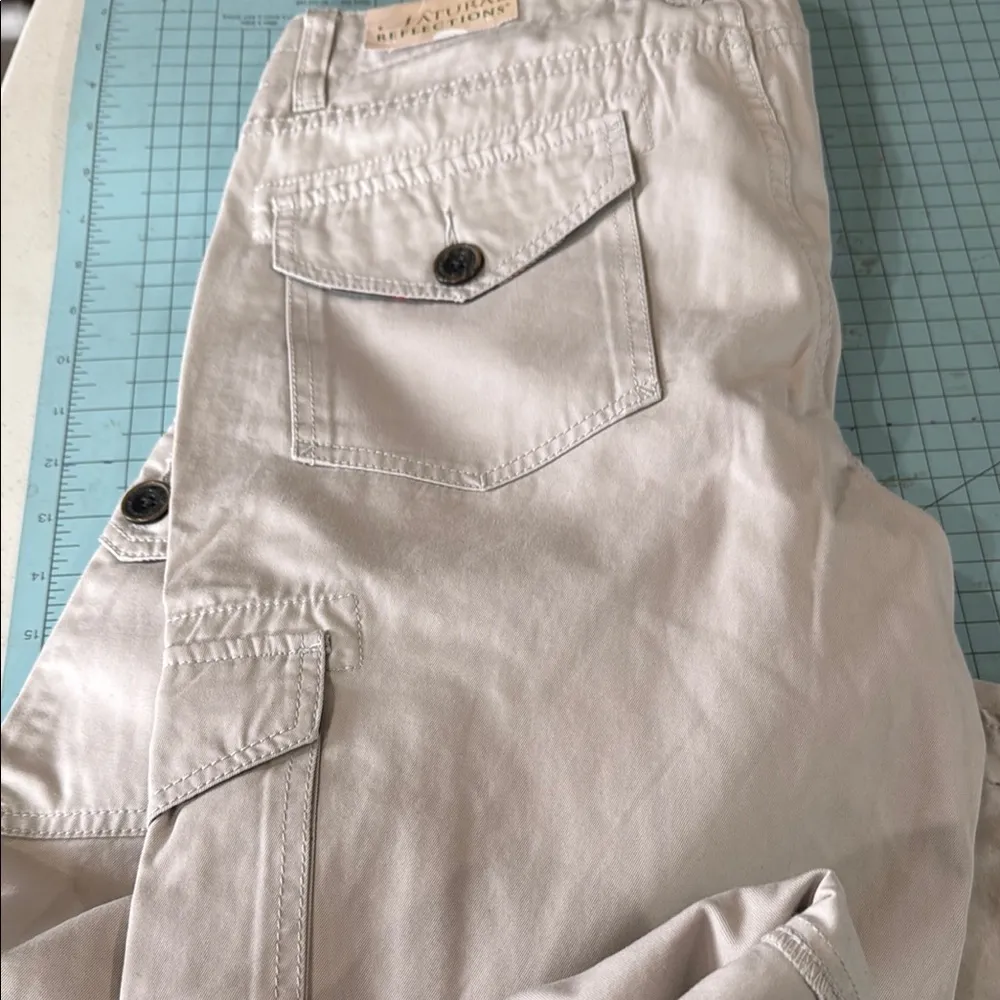 Natural Reflections Stylish Cream Cargo Pants - Image 6