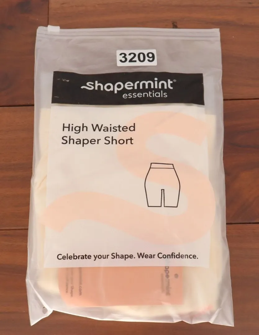 Shapermint Essentials All Day Every Day High Waisted Shaper Shorts M/L Nude Tan Size L - Image 1