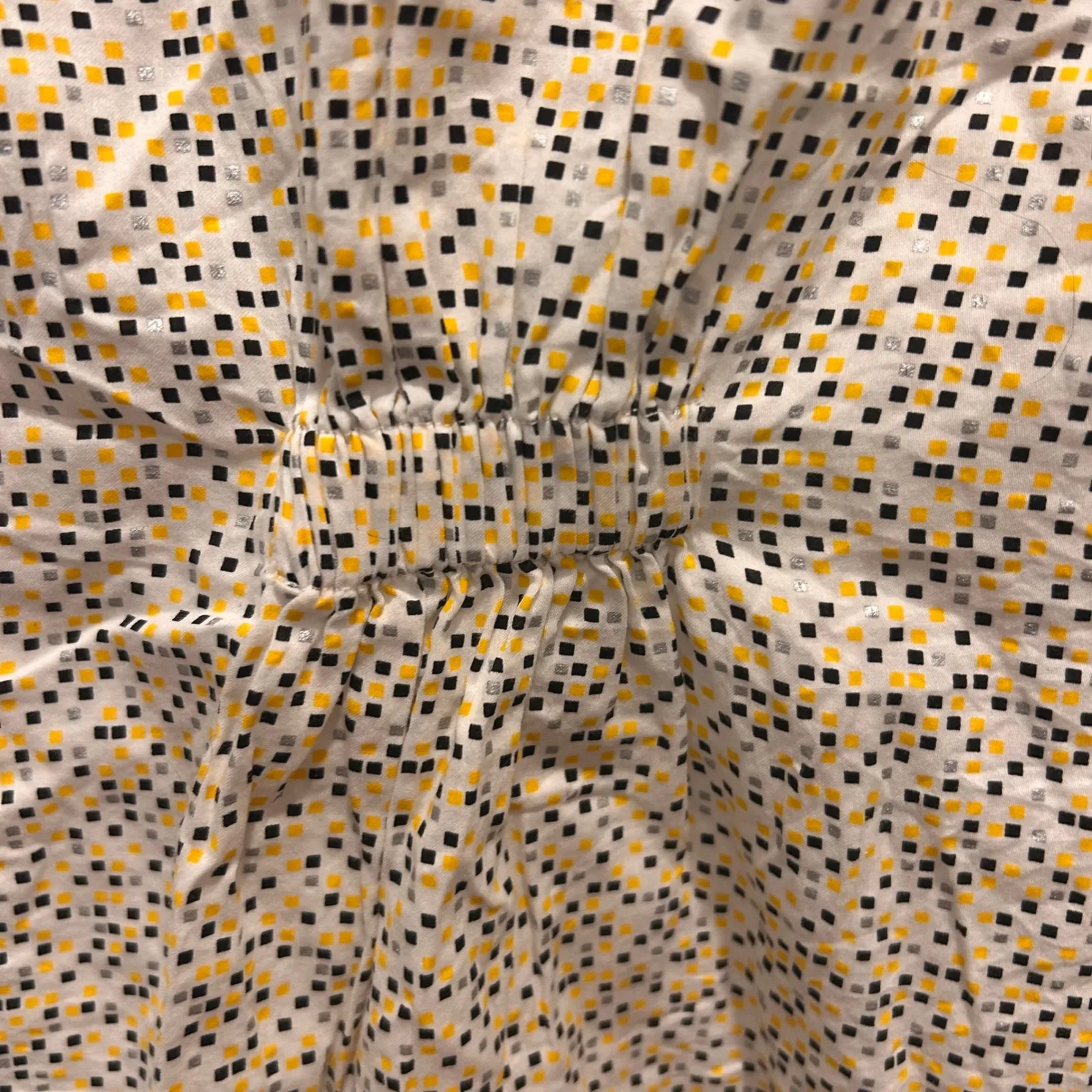 Essentials by Milano Women's Size L Button Up Blouse Mod Peter Pan Collar Retro White Size L - Image 8