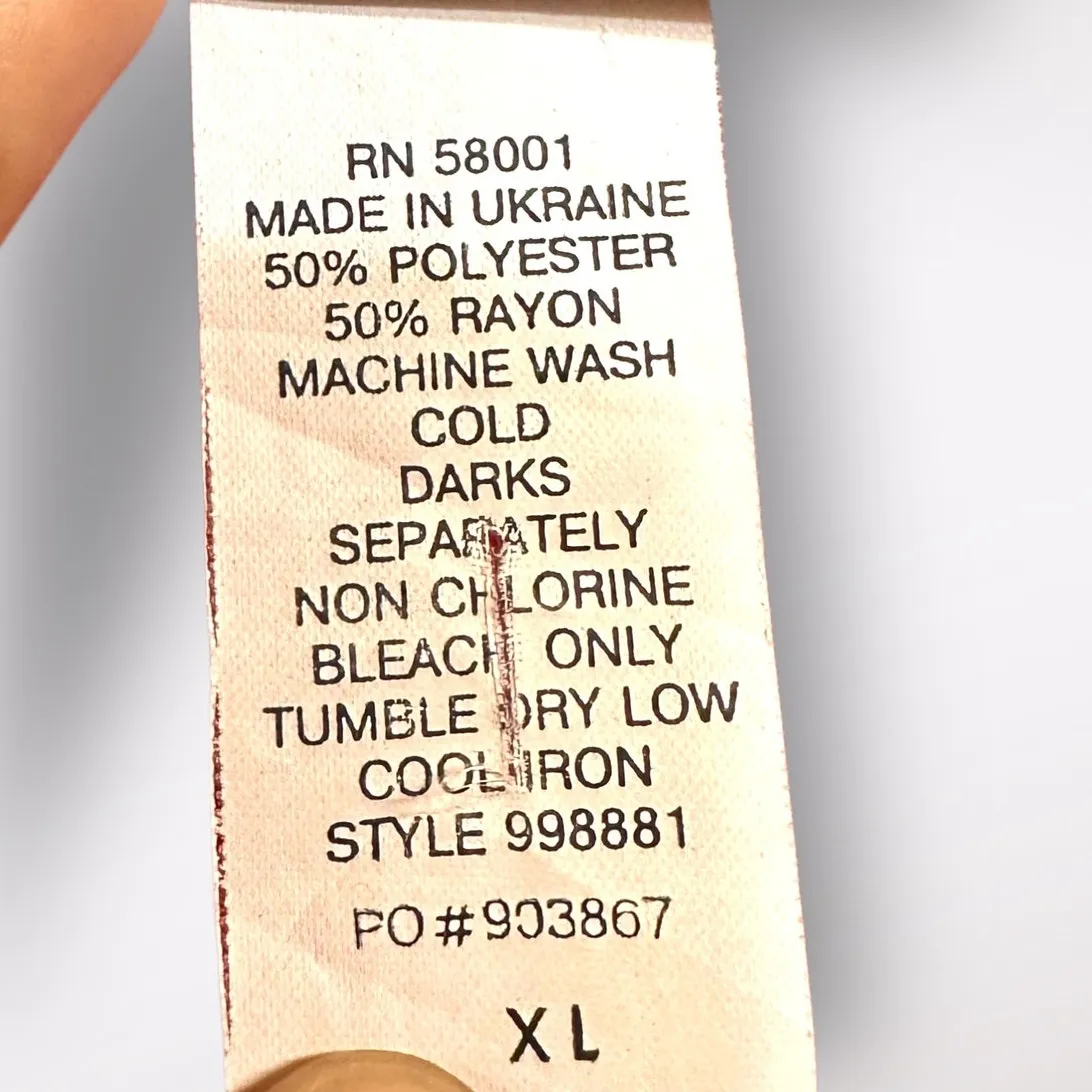 Modern Essentials Red Blazer Power Suit Women's Size XL Buttoned Plus Workwear‎ - Image 7