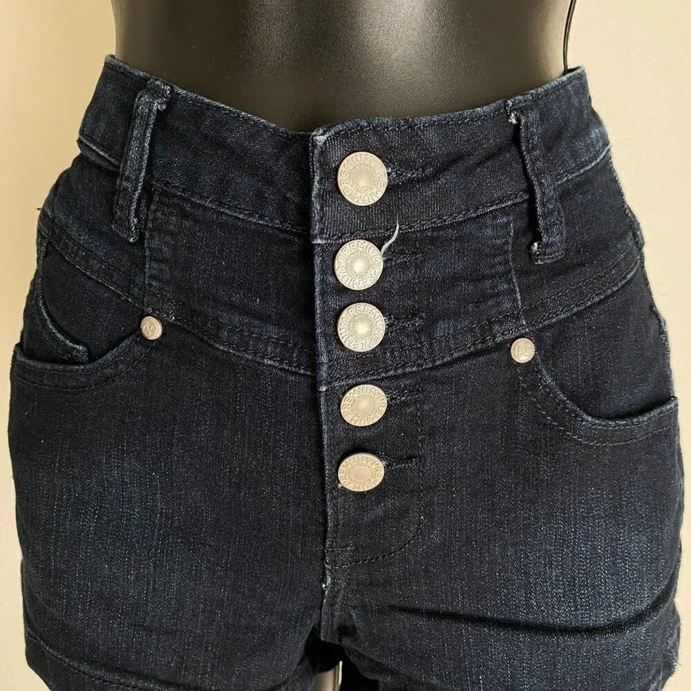 Almost Famous sz 3‎ high waist short shorts jean shorts - Image 2