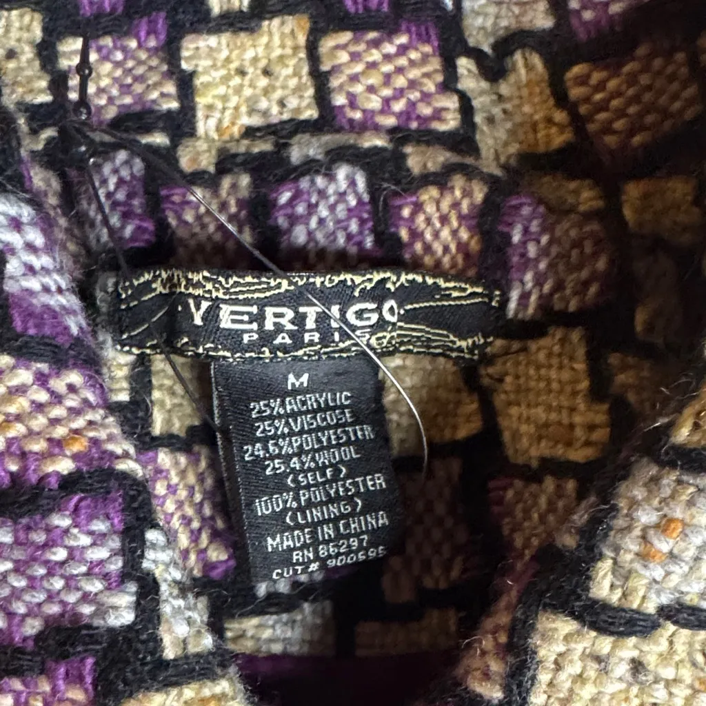 Vertigo Paris Multicolor Tweed Jacket - Image 2