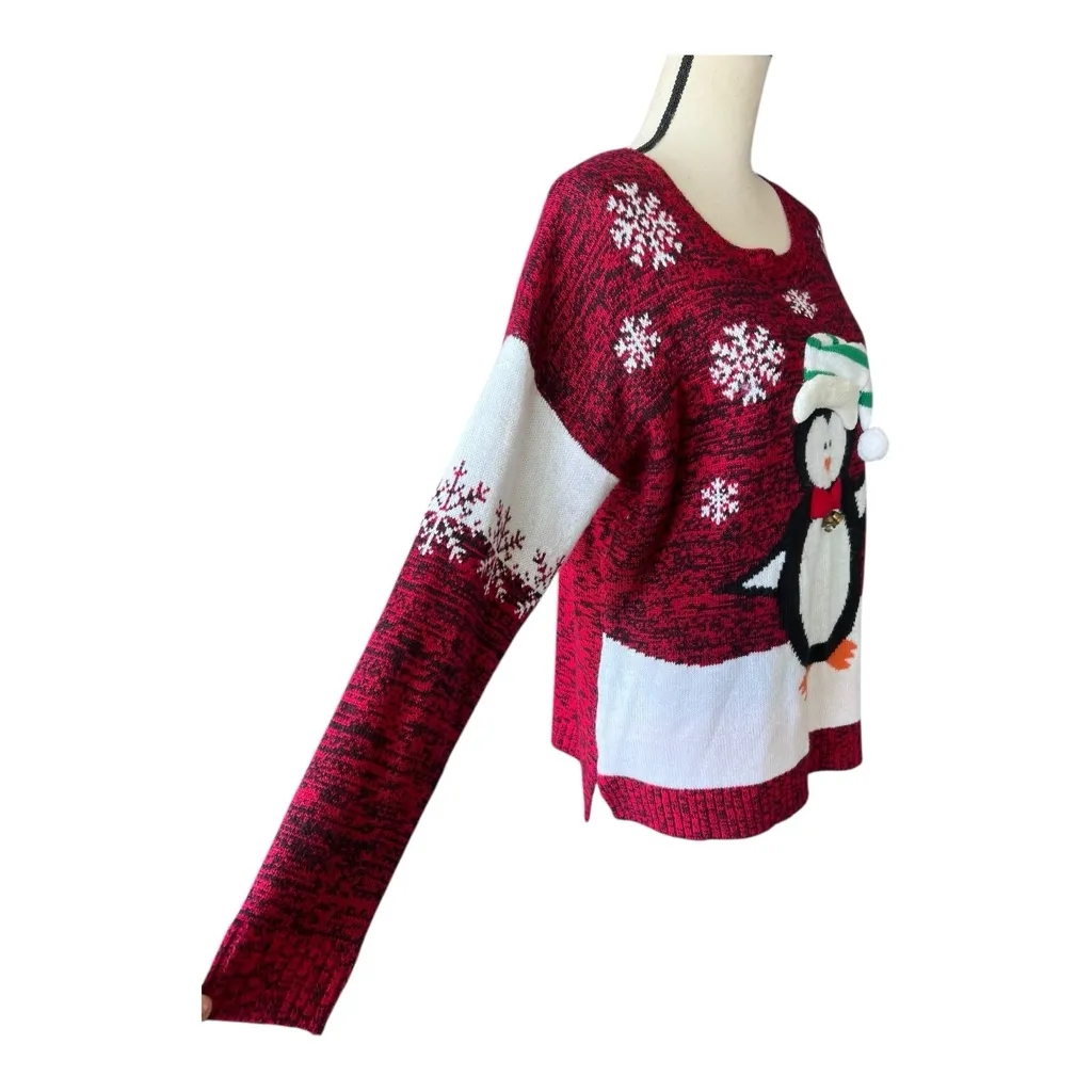 United States Sweaters Penguin Crew Neck Penguin Christmas Sweater Size XL - Image 3