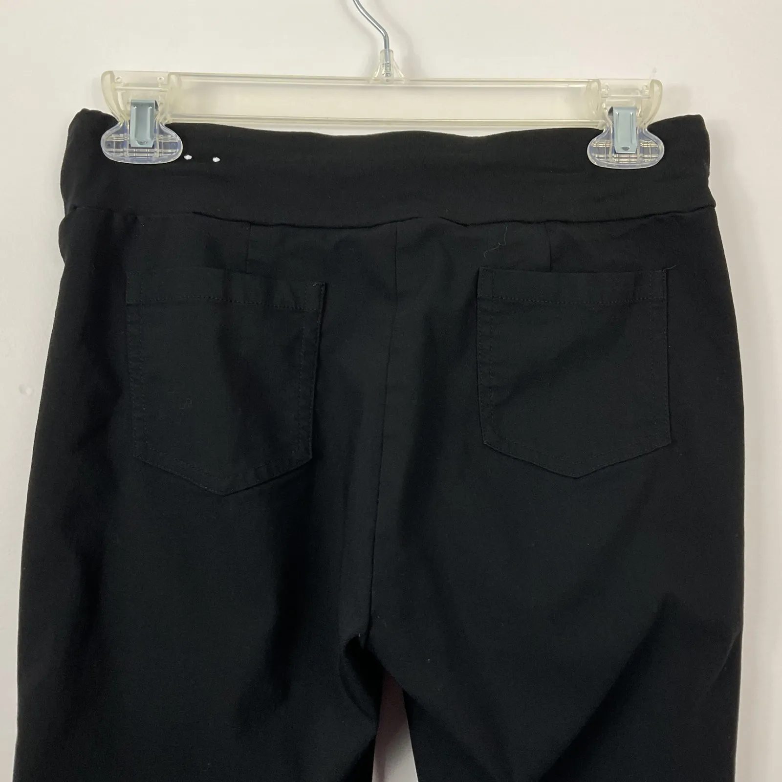 J.McLaughlin Black Pull On Ponte Knit Straight Leg Pants Women's Size 4 - Image 4