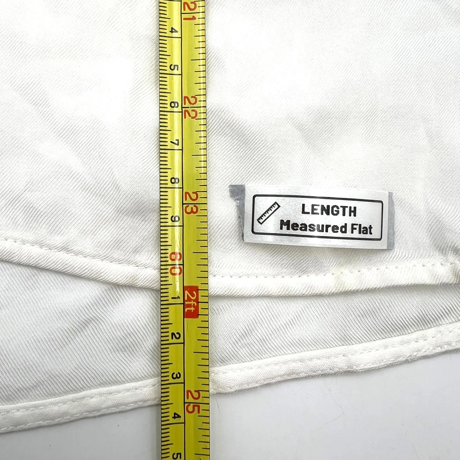 Sandro Ruffle Long Sleeve Blouse Snap Neck Cupro White Modest - Image 10