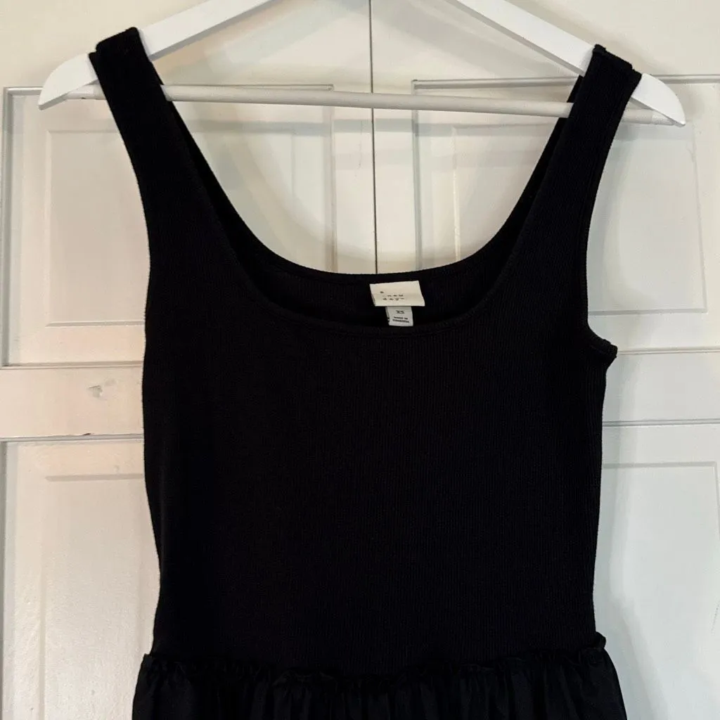 A New Day two for ballet black ribbed tank midi dress size xs - Image 5