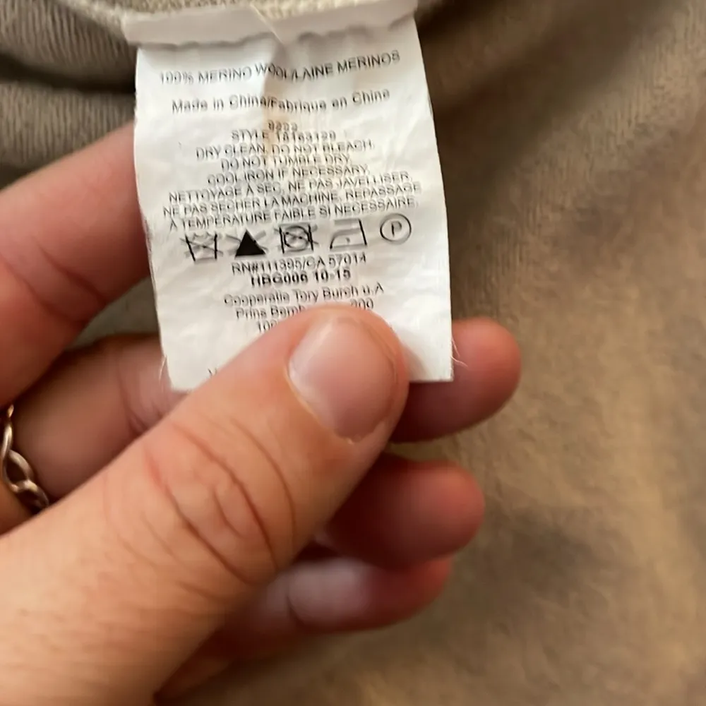 Tory Burch Hillary Sweater Cream Small - Image 6