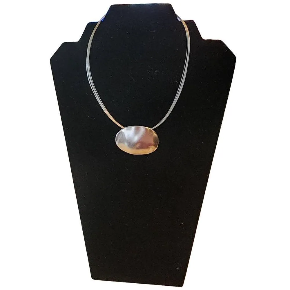 Premier Designs  Multi-Strand Silver Tone Necklace - Image 3