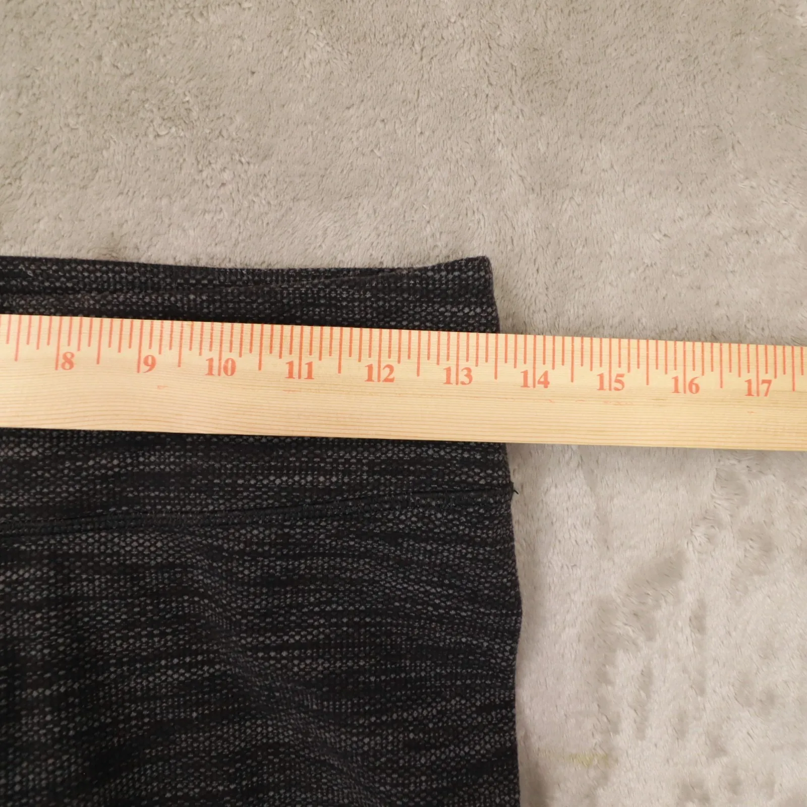 lululemon Dark Charcoal Heather Grey Leggings size 6 Inseam 28"‎ - Image 6
