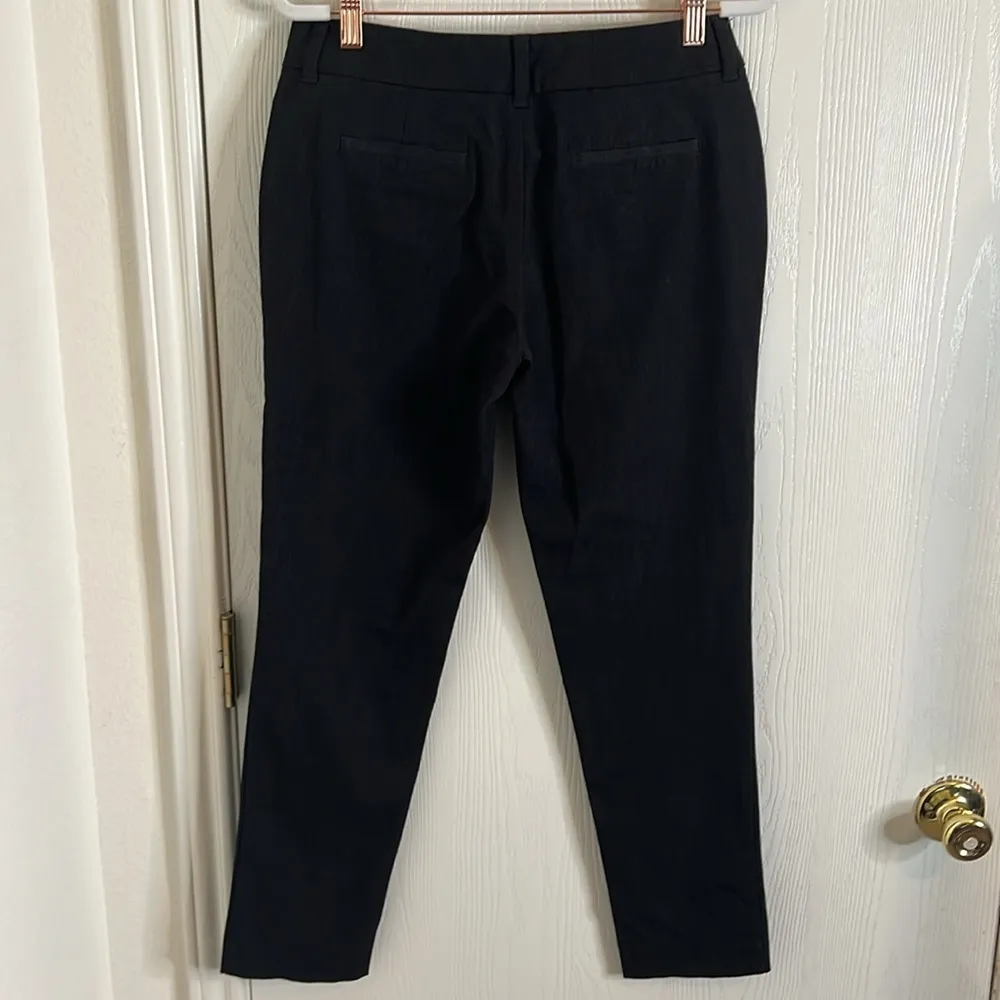 Faded Glory Grey/Black Business Trouser Cropped Pants. Size 6 - Image 6