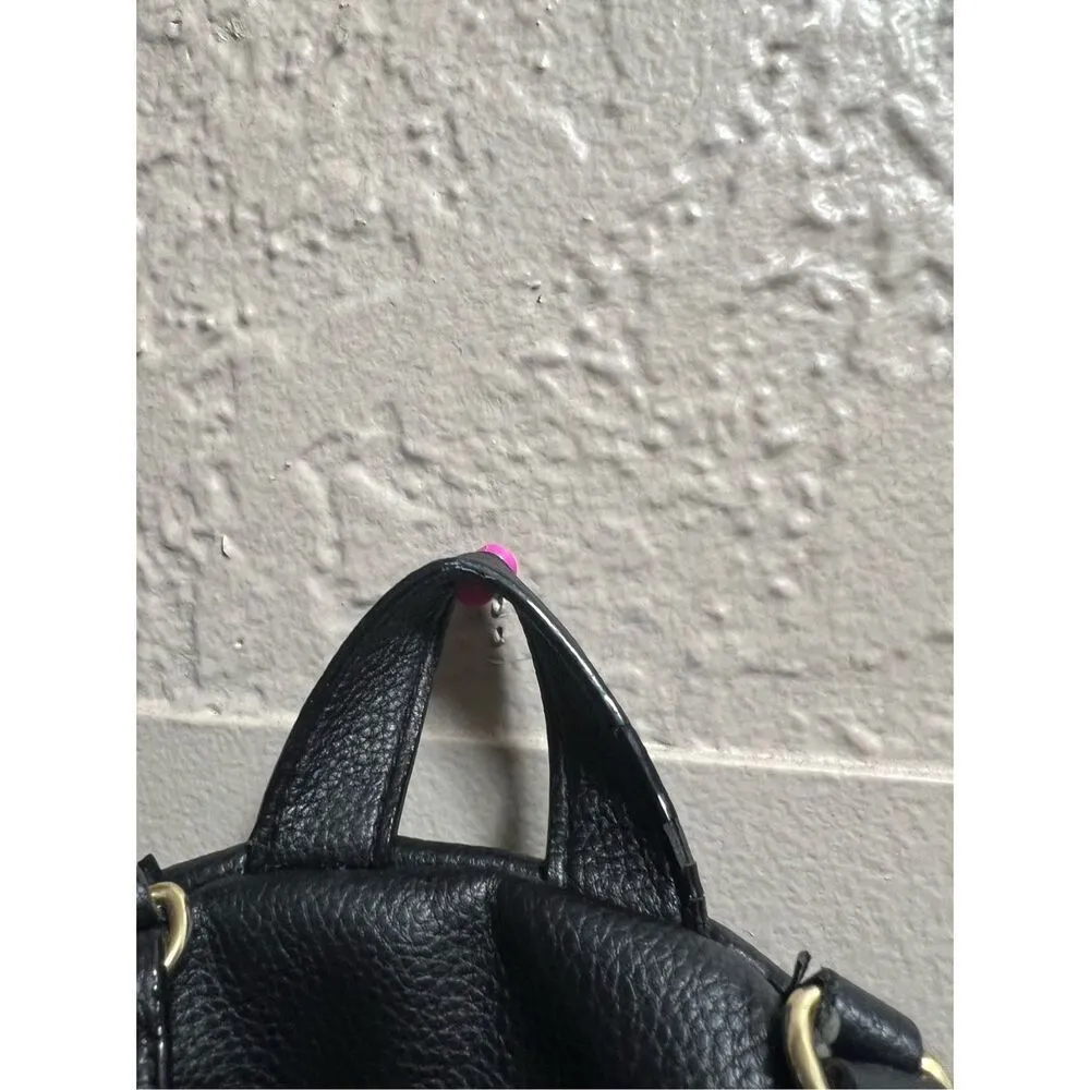 Victoria’s Secret Black Mini Backpack Preowned Wear/Marks - Image 8