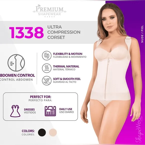 Colombia Ultra Compression Corset Black Size M - Image 2