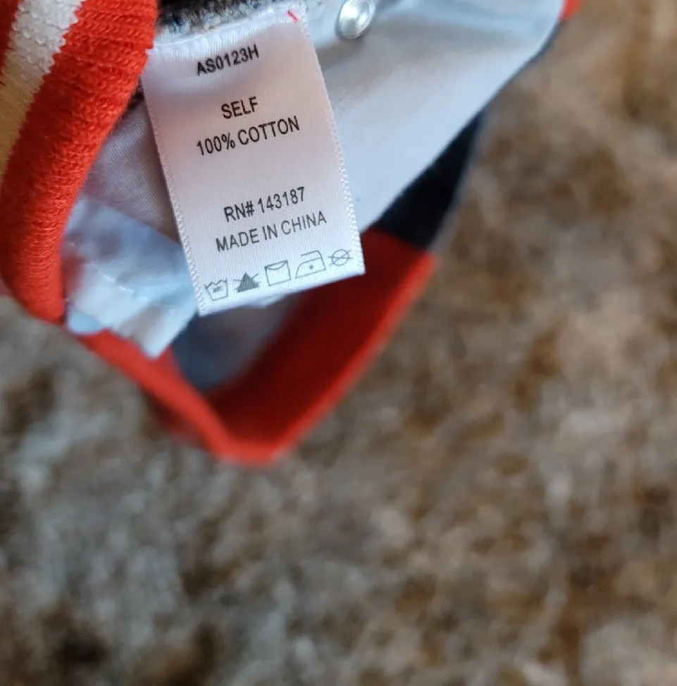 Distressed Destroyed Orange Trim Destructed Mini Skirt - Image 7