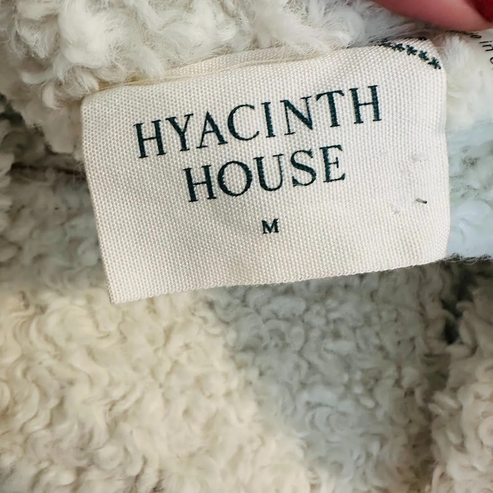 TUCKERNUCK Hyacinth House Tan Faux Suede Shearling Crosby Vest M Boho Western Brown Size M - Image 8