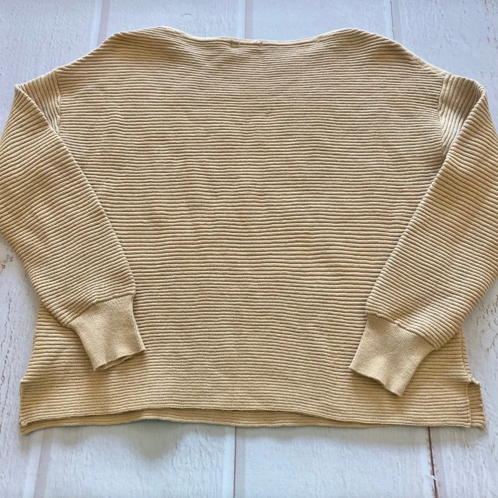 14th & Union - Women’s Brown Ribbed Sweater - Size Small - Image 6