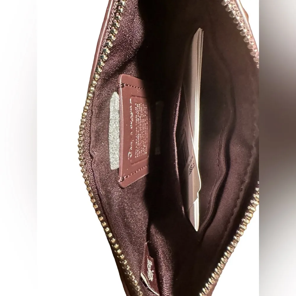 Disney X Coach Corner Zip Wristlet Snow White and The Seven Dwarfs Gems New - Image 4