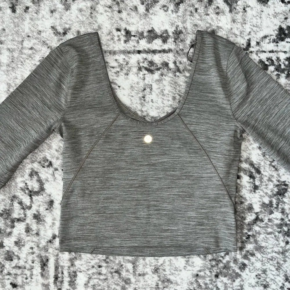 Lululemon Align Long Sleeve Shirt Heathered Rover - Image 6