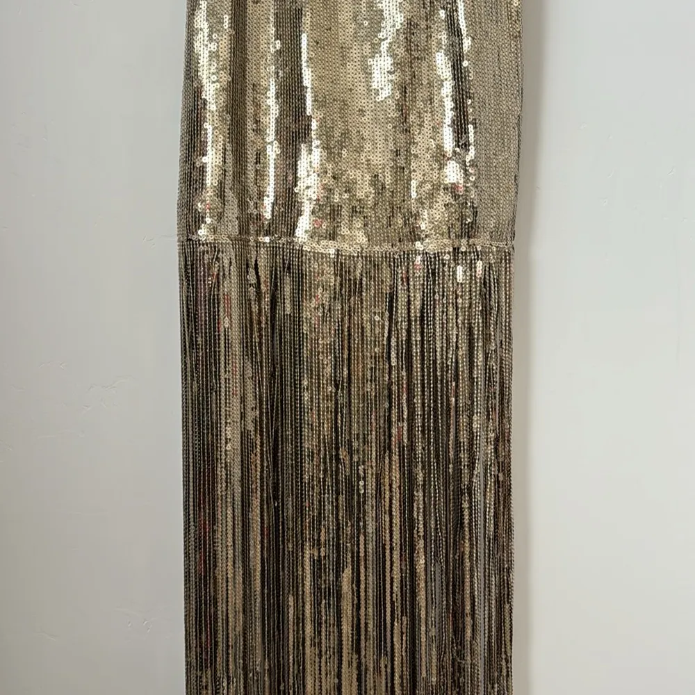 Bronx & Banco Cherie Gold Maxi Dress Size: XS - Image 7