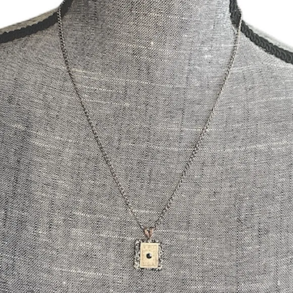 Elegant Copper Chain Necklace Vintage Watch Face Pendant Steampunk Victorian Orange - Image 2