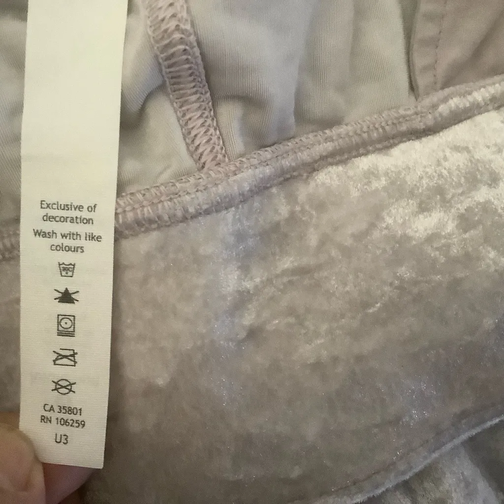 Lululemon ready to crush velvet jogger pants chrome silver high waist size 10 - Image 13