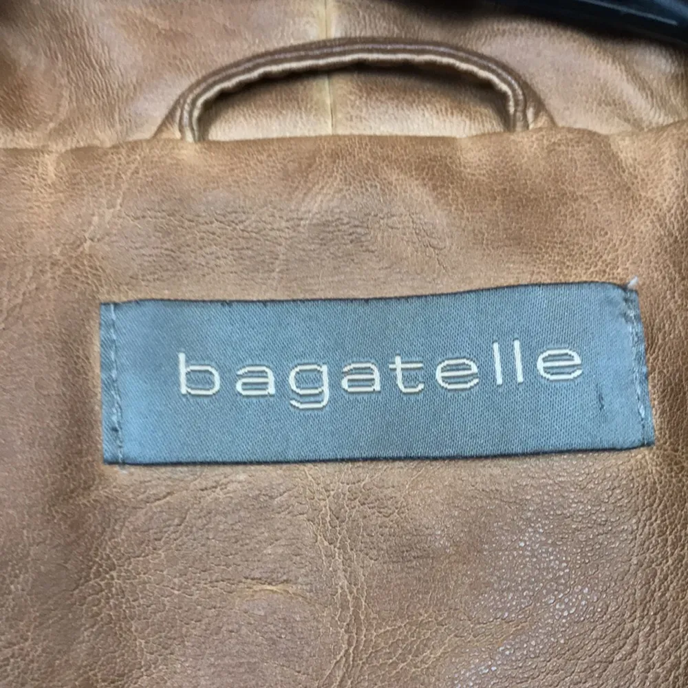 Bagatelle Women’s Faux Leather Vegan Tan Brown Asymmetrical Zipper Moto Jacket - Image 10